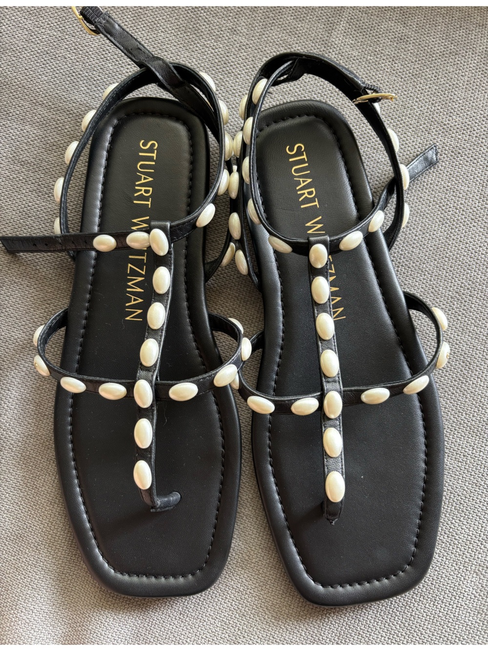 Stuart Weitzman Pearlita Sandals 8.5